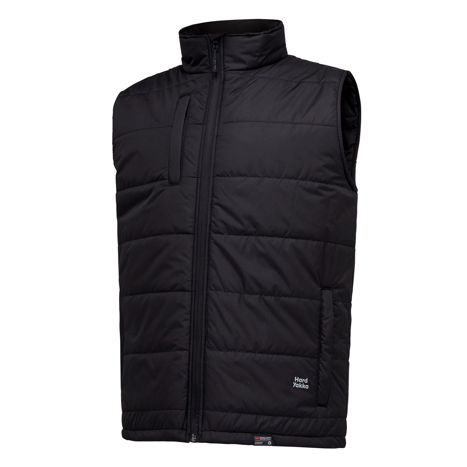 Hard Yakka Puffa 2.0 Vest Herren Schwarze Westen
