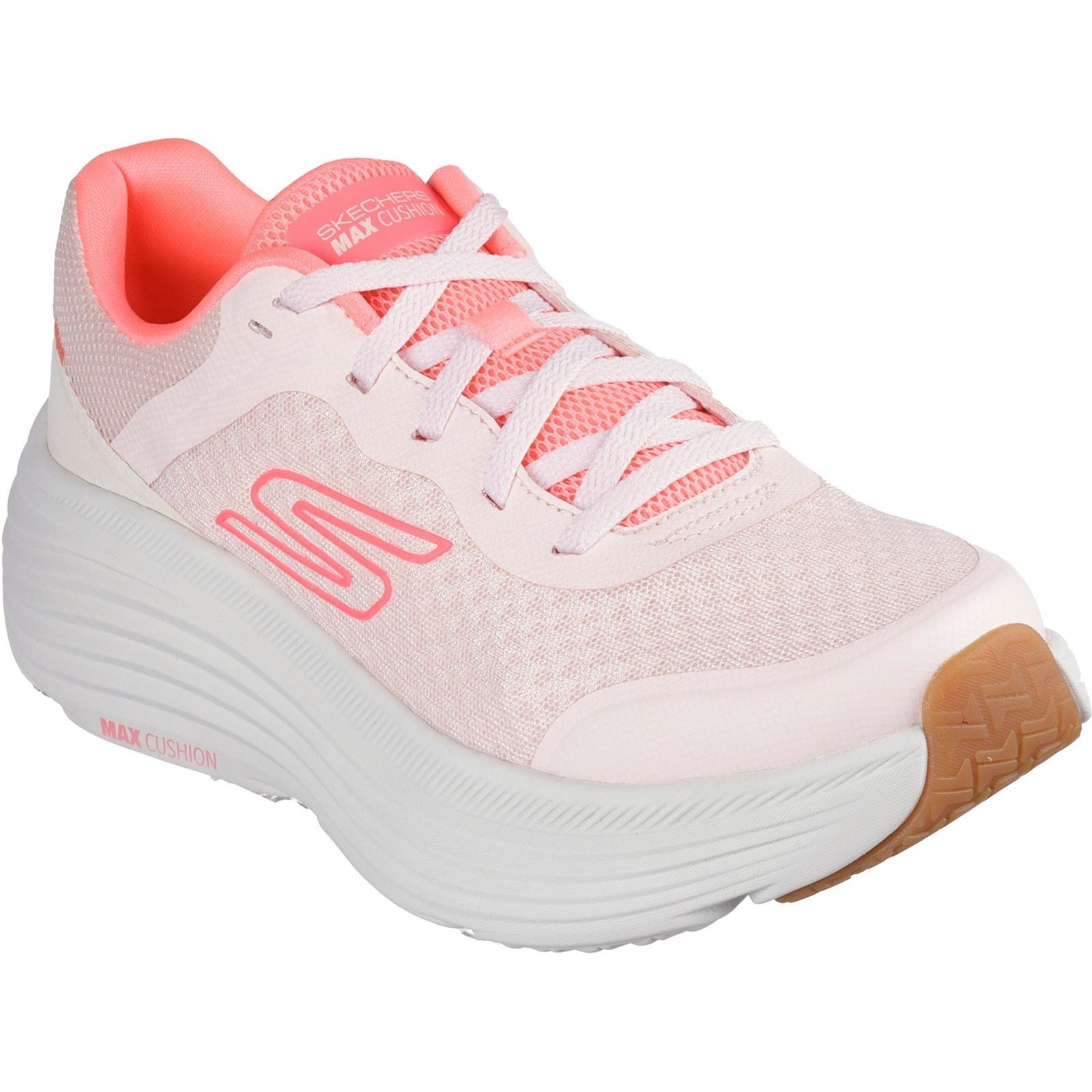 Skechers Performance Max Cushioning Endeavour Damen Sneaker in Pink/Koralle