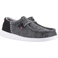 HEYDUDE Wally Funk Open Mesh Herren Bootsschuhe In Schwarz/Weiß