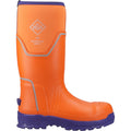 Muck Boots Grit S5 Herren Gummistiefel in Orange/Blau