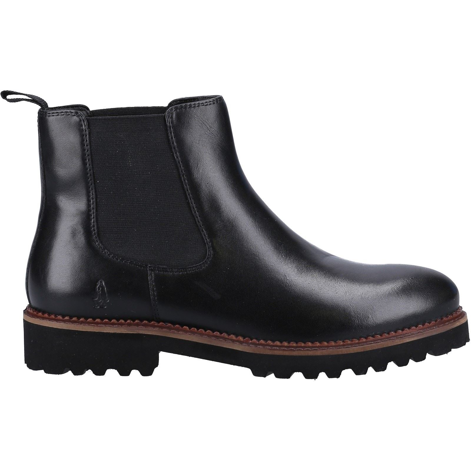 Hush Puppies Gwyneth Chelsea Damenstiefel Aus Schwarzem Wildleder