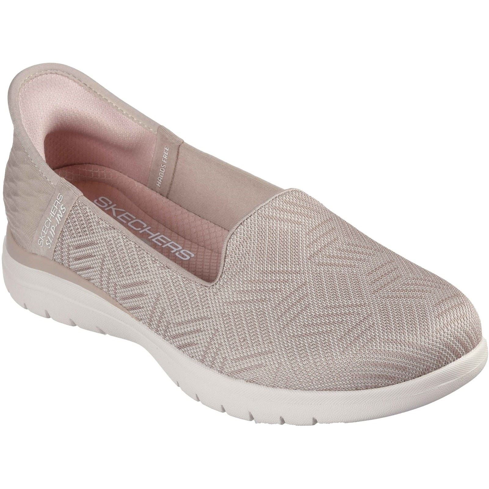 Skechers On-the-GO Flex - Clover Textile Damen Sneakers In Taupe