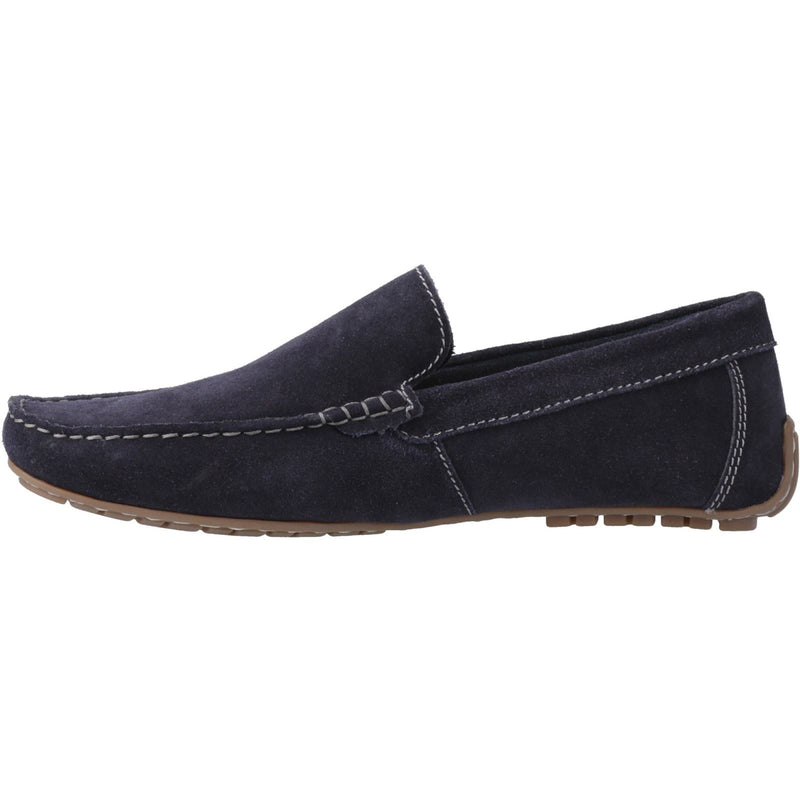 Hush Puppies Ralph Suede Herren Lederslipper In Marineblau