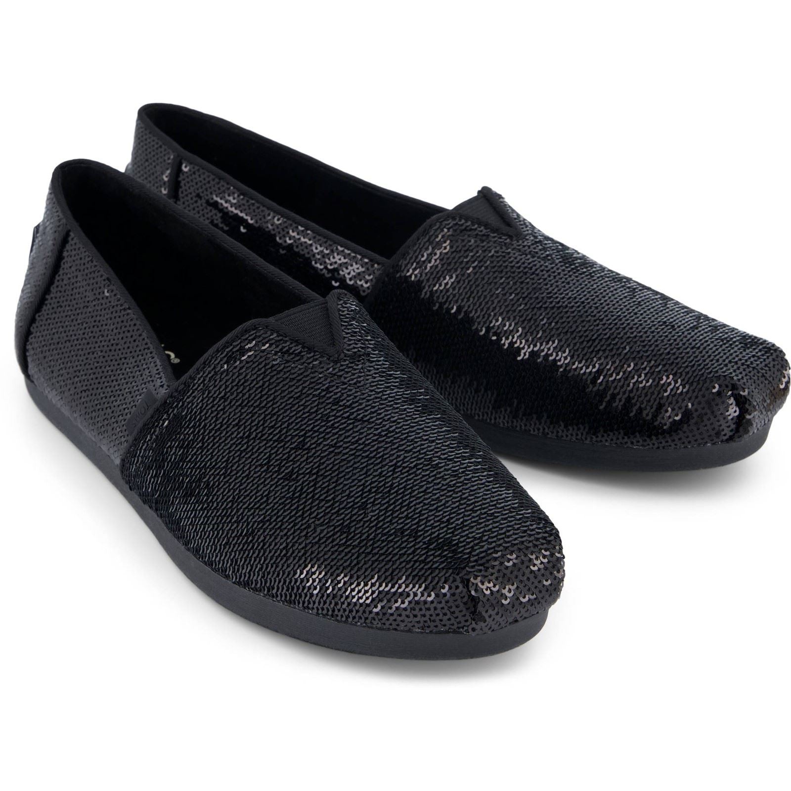 TOMS Alpargata Sequins Textile Damen Schwarze Farbe Espadrilles
