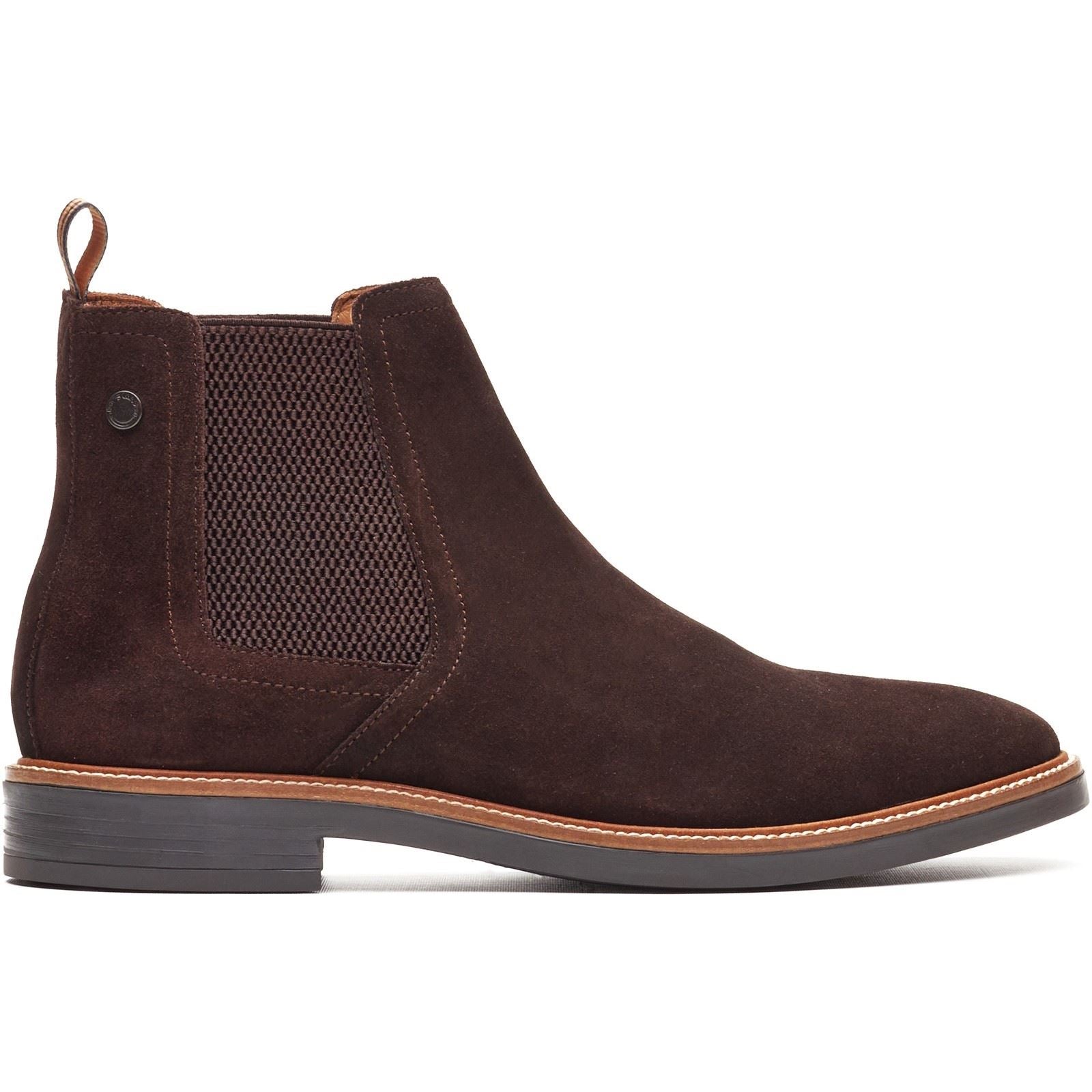 Base London Sussex Chelsea Boot Leder Herren Braune Stiefel