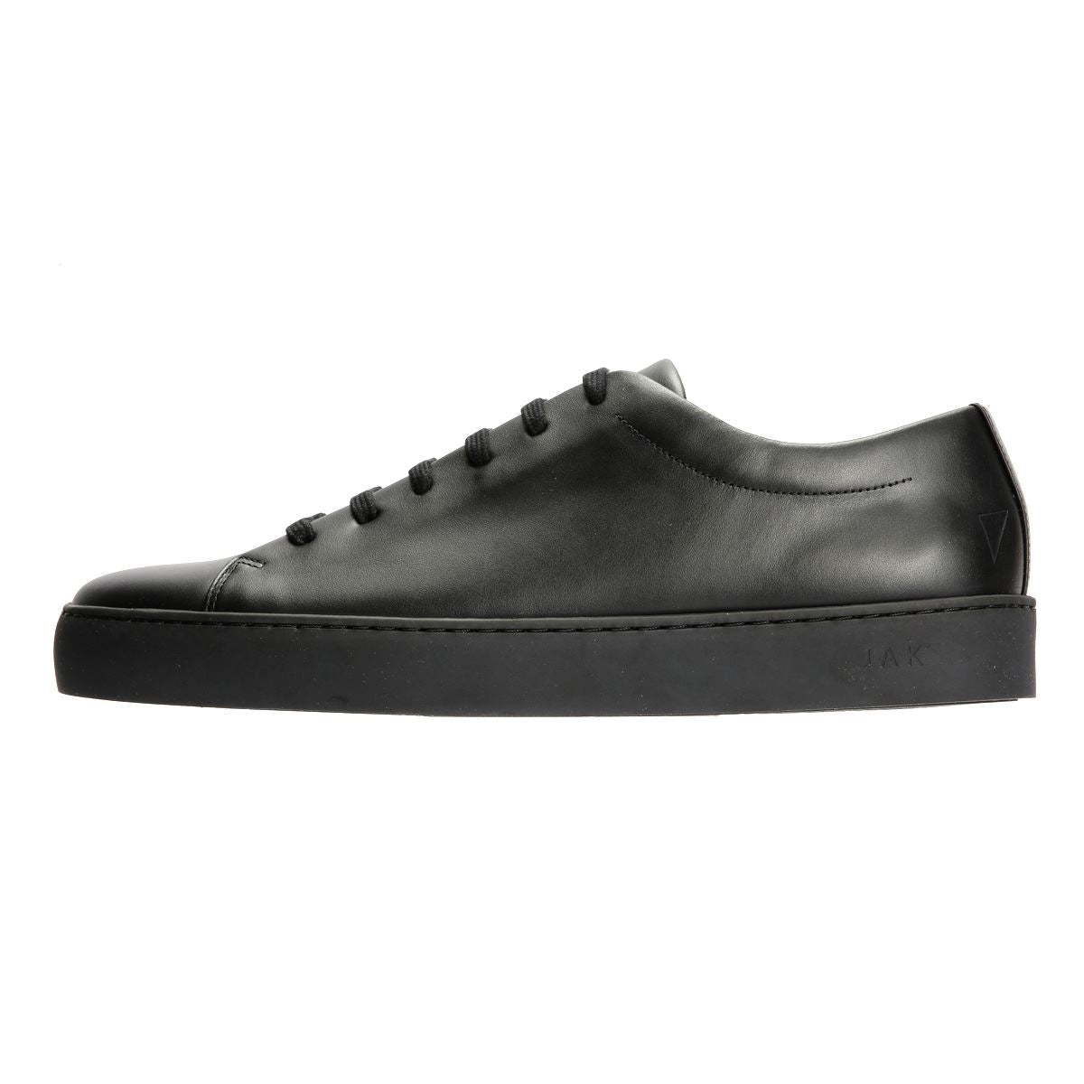 JAK Royal Leder Herren Schwarze Sneakers