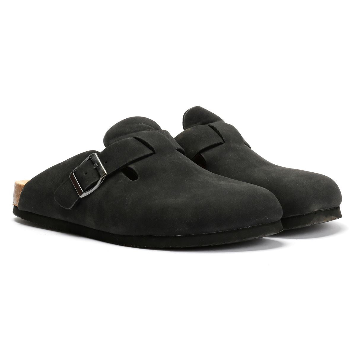 Penguin Pappy Herren Schwarze Sandalen