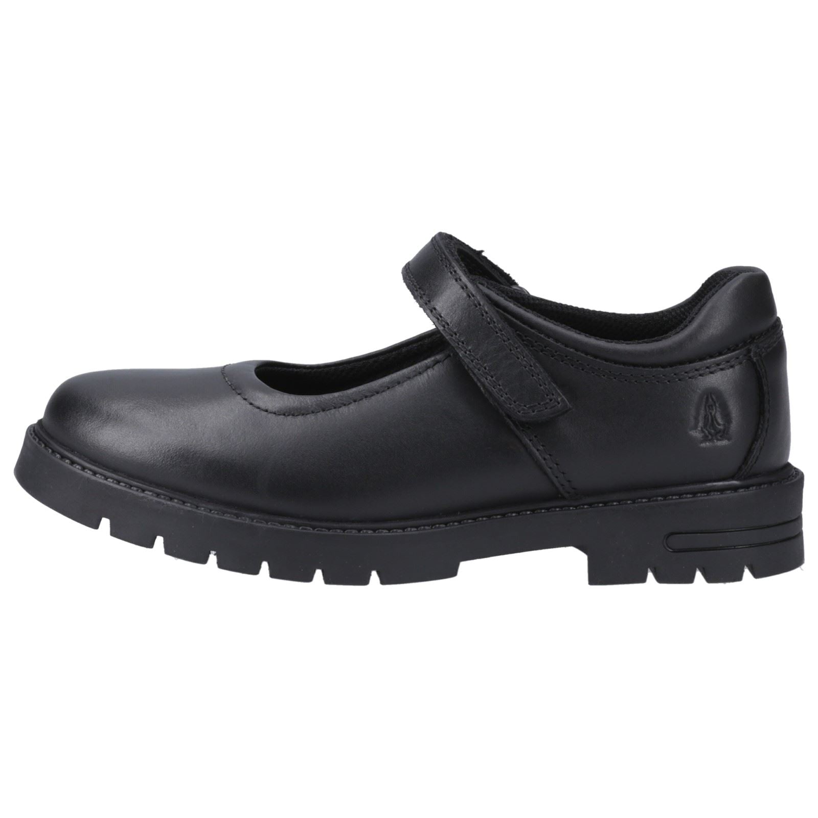 Hush Puppies Tanya Junior Mädchenschuhe Aus Schwarzem Leder