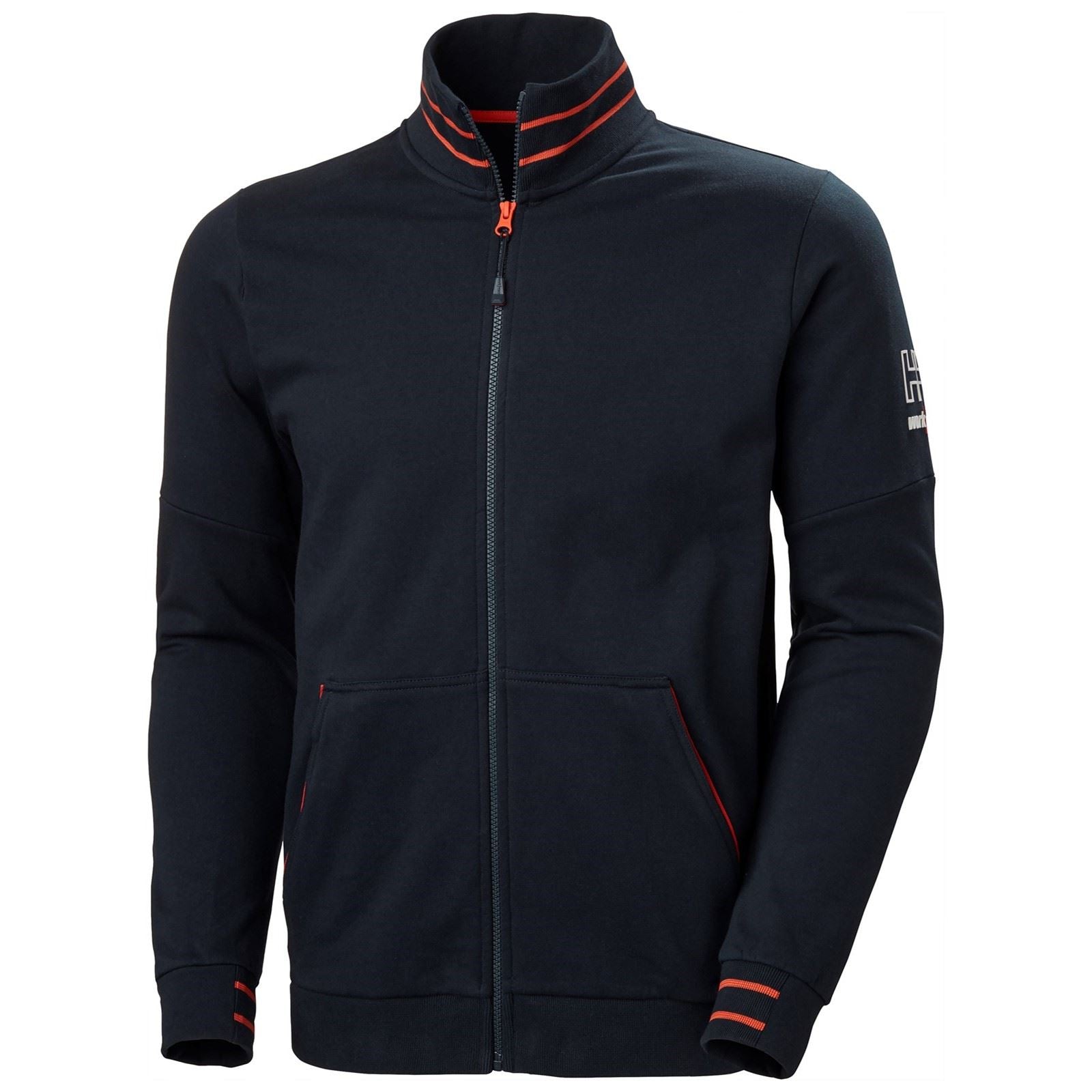 Helly Hansen Workwear Kensington Zip Baumwoll Herren Blau Sweatshirt
