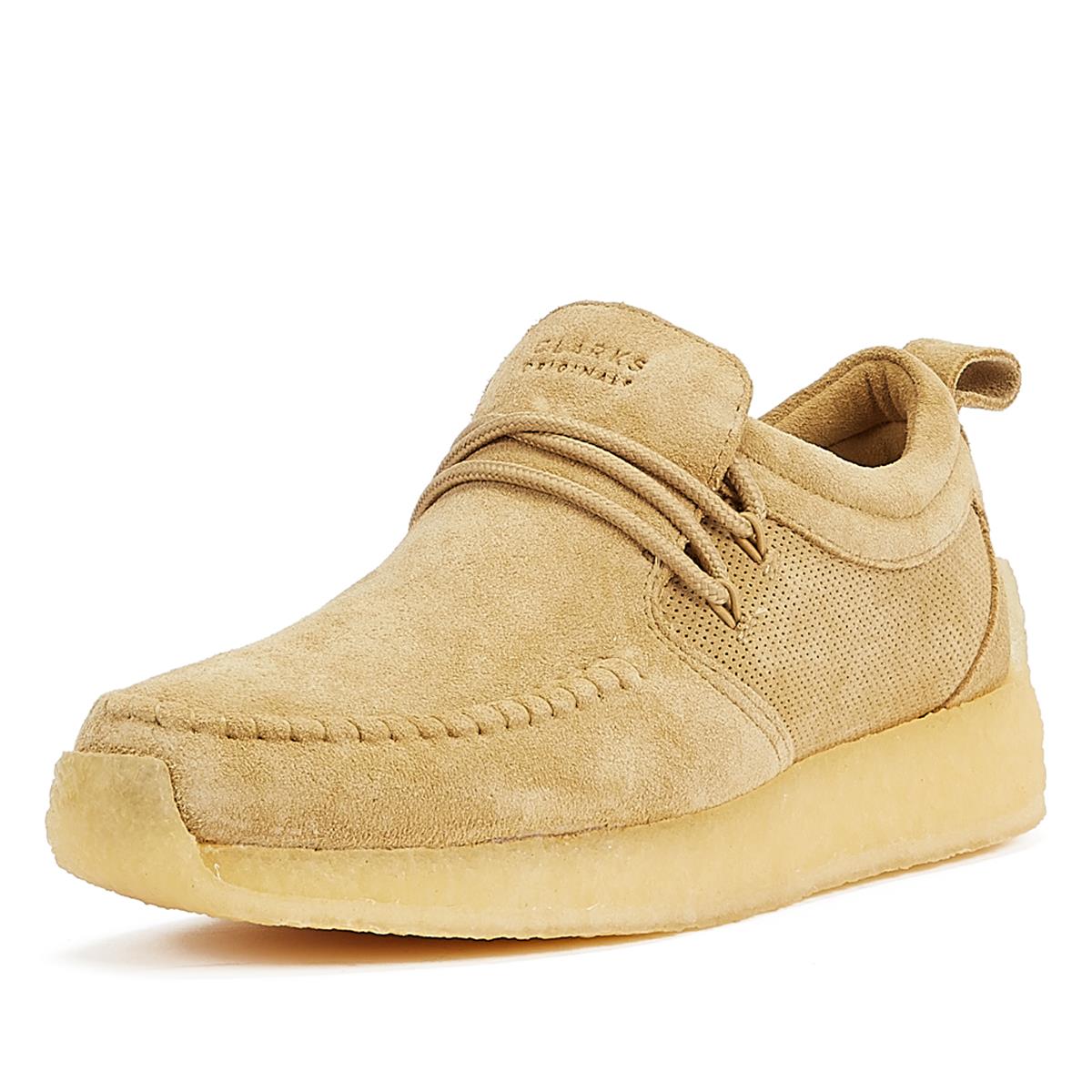 Clarks Originals Maycliffe Wildleder Dunkelsand Herren Schnürschuhe In Braun