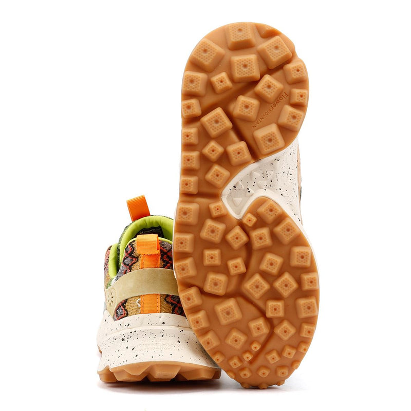 Flower Mountain Kotetsu Damen Grüne Sneaker
