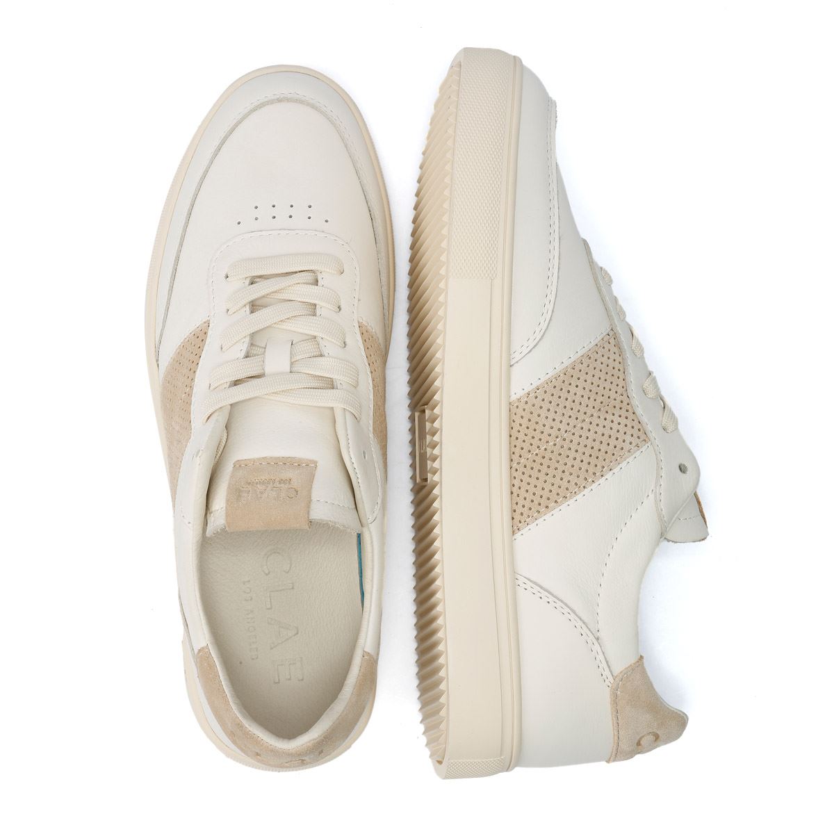 Clae Davis Herren Weiße Sneakers