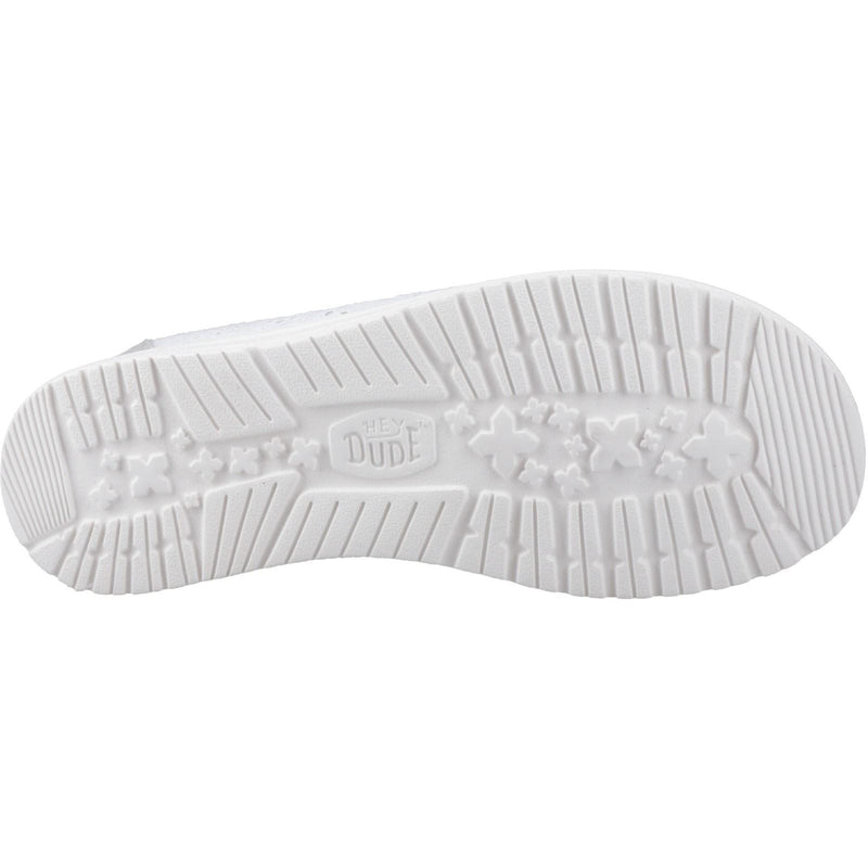 HEYDUDE Wendy Eyelet Lace Frauen Mokassin Schuhe Aus Baumwollmischung In Antikblau