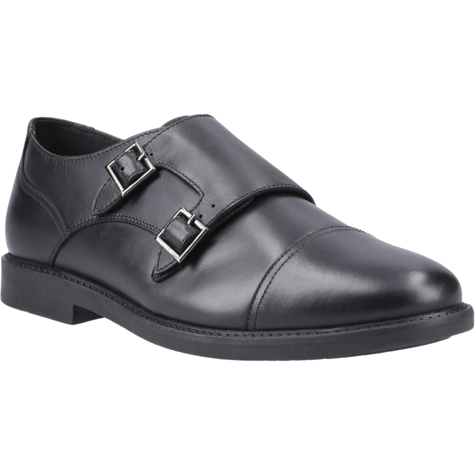 Hush Puppies Tim Monk Lederschuhe Für Jungen In Schwarz