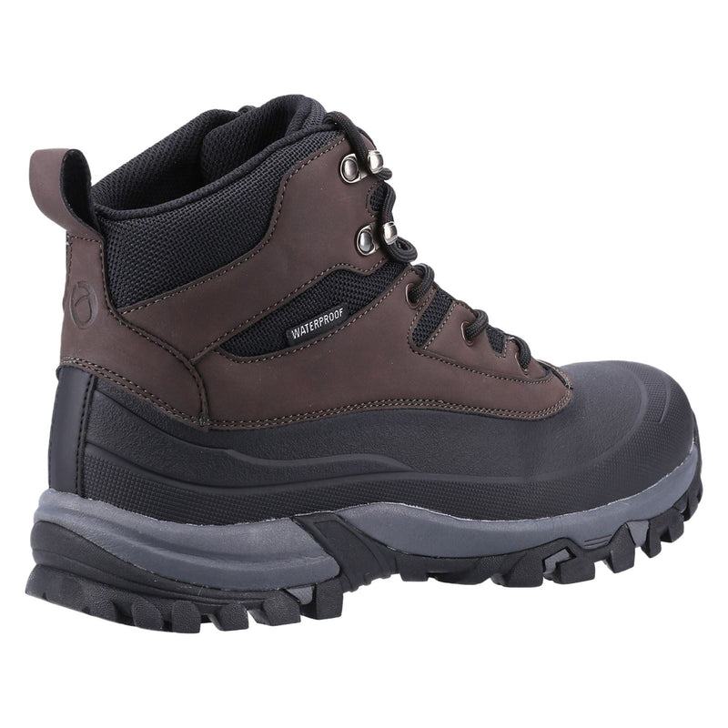Cotswold Calmsden Herren Wanderschuhe aus braunem Gummi