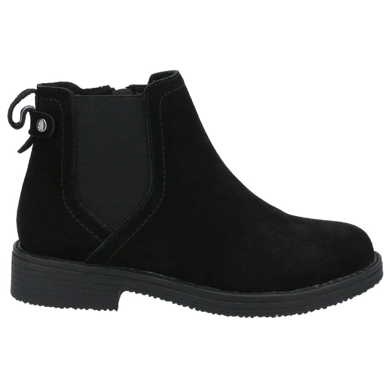 Hush Puppies Maddy Damenstiefel Aus Schwarzem Wildleder