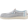 HEYDUDE Wally Jute Herren Mokassinschuhe Aus Jutegewebe In Cloud Blau/Dawn Blau