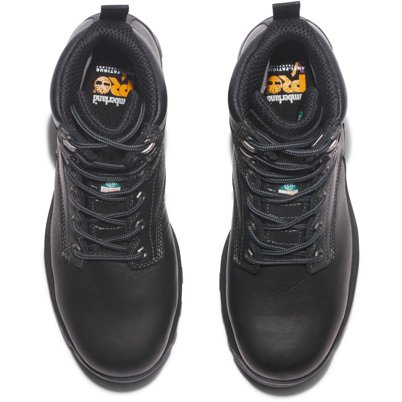 Timberland Pro Titan Sechszoll Leder Schwarze Sicherheitsschuhe