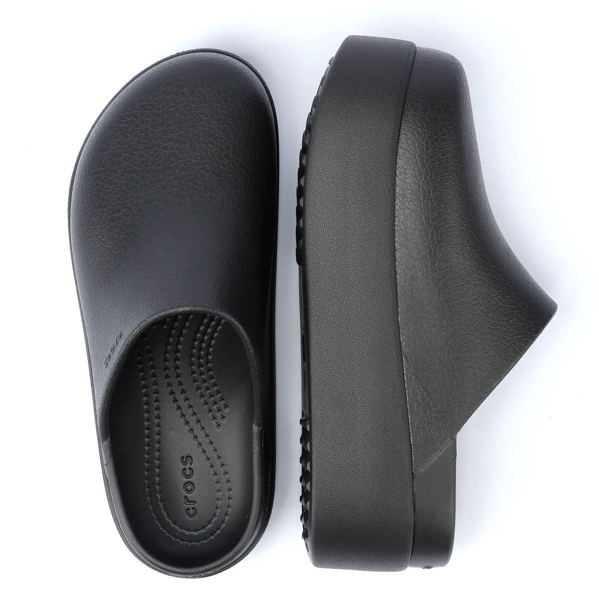 Crocs Dylan Platform Damen Schwarze Clogs