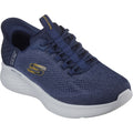 Skechers Skech-Lite Pro Primebase Herren Turnschuhe In Marineblau/Gelb