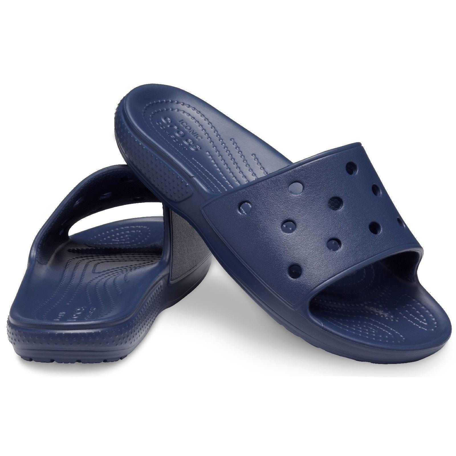 Crocs Classic Crocs Slide Klassische Slide Eva Navy Slides