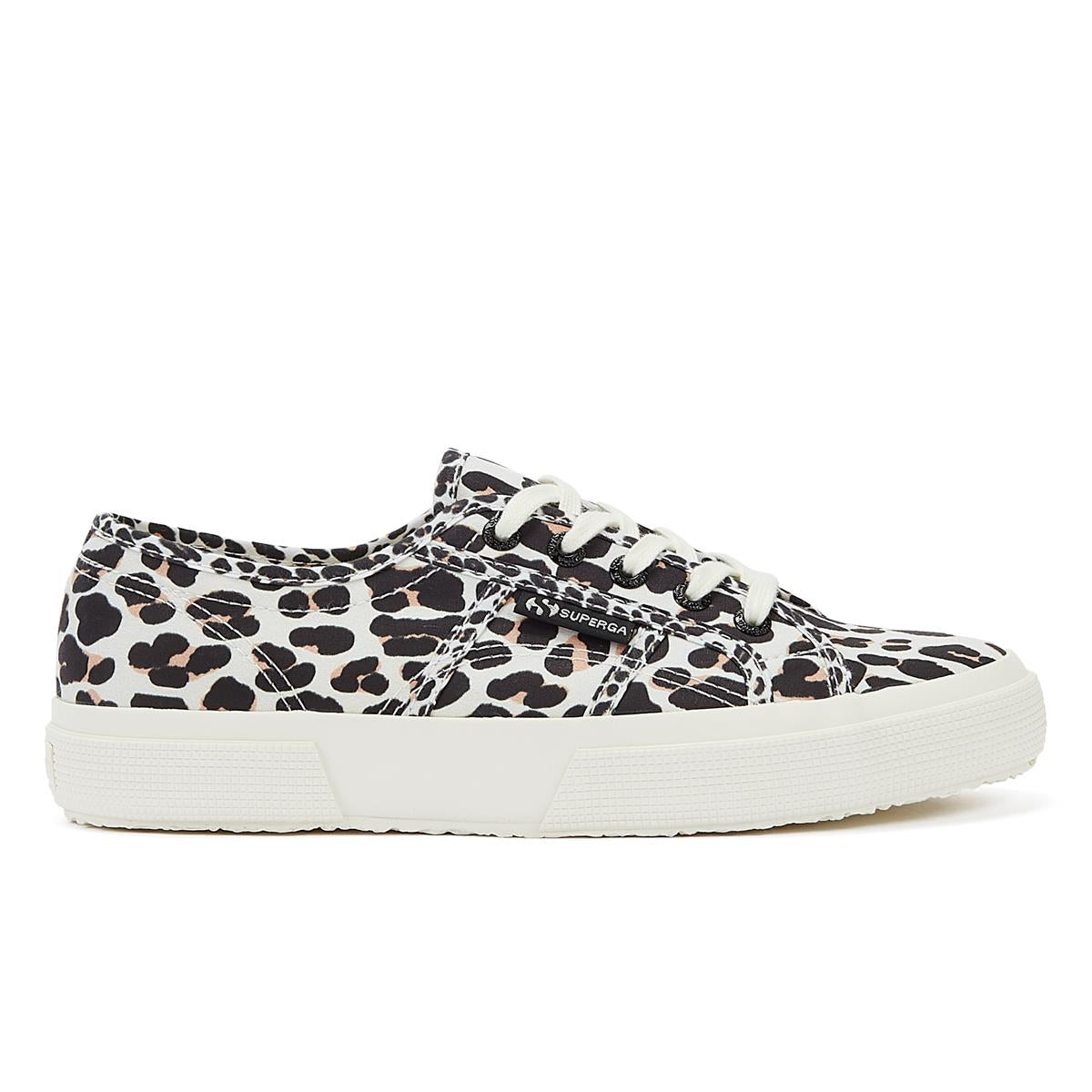 Superga 275 Damen-Sneaker In Beige Mit Hellem Leopardenmuster