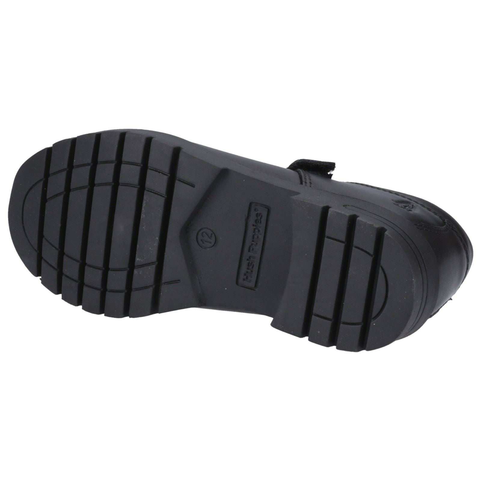 Hush Puppies Tanya Junior Mädchenschuhe Aus Schwarzem Leder