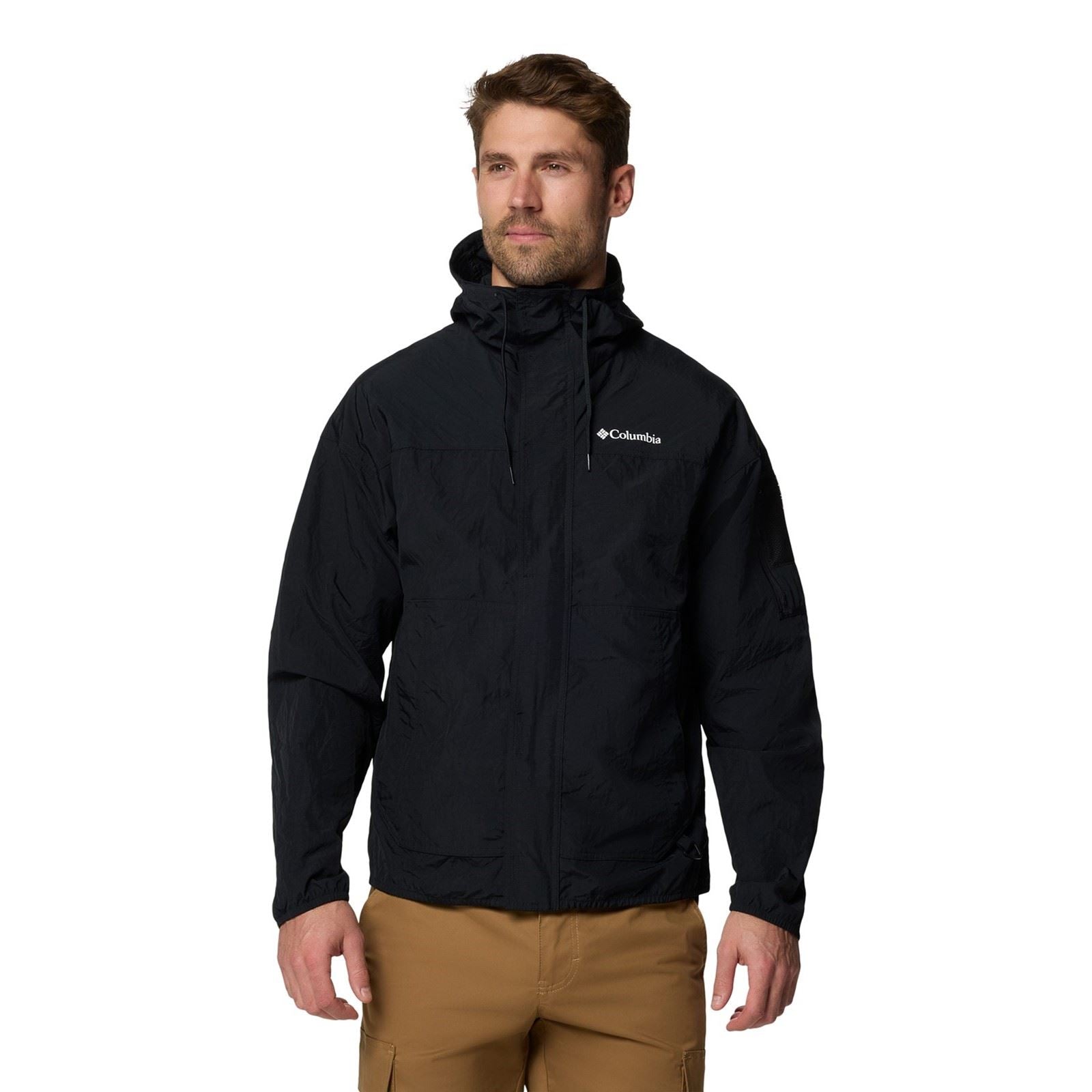 Columbia Challenger II Herren Schwarze Windbreaker-Jacken
