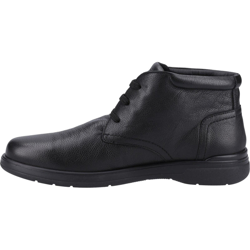 Hush Puppies Malcolm Leder Herren Schwarze Stiefel