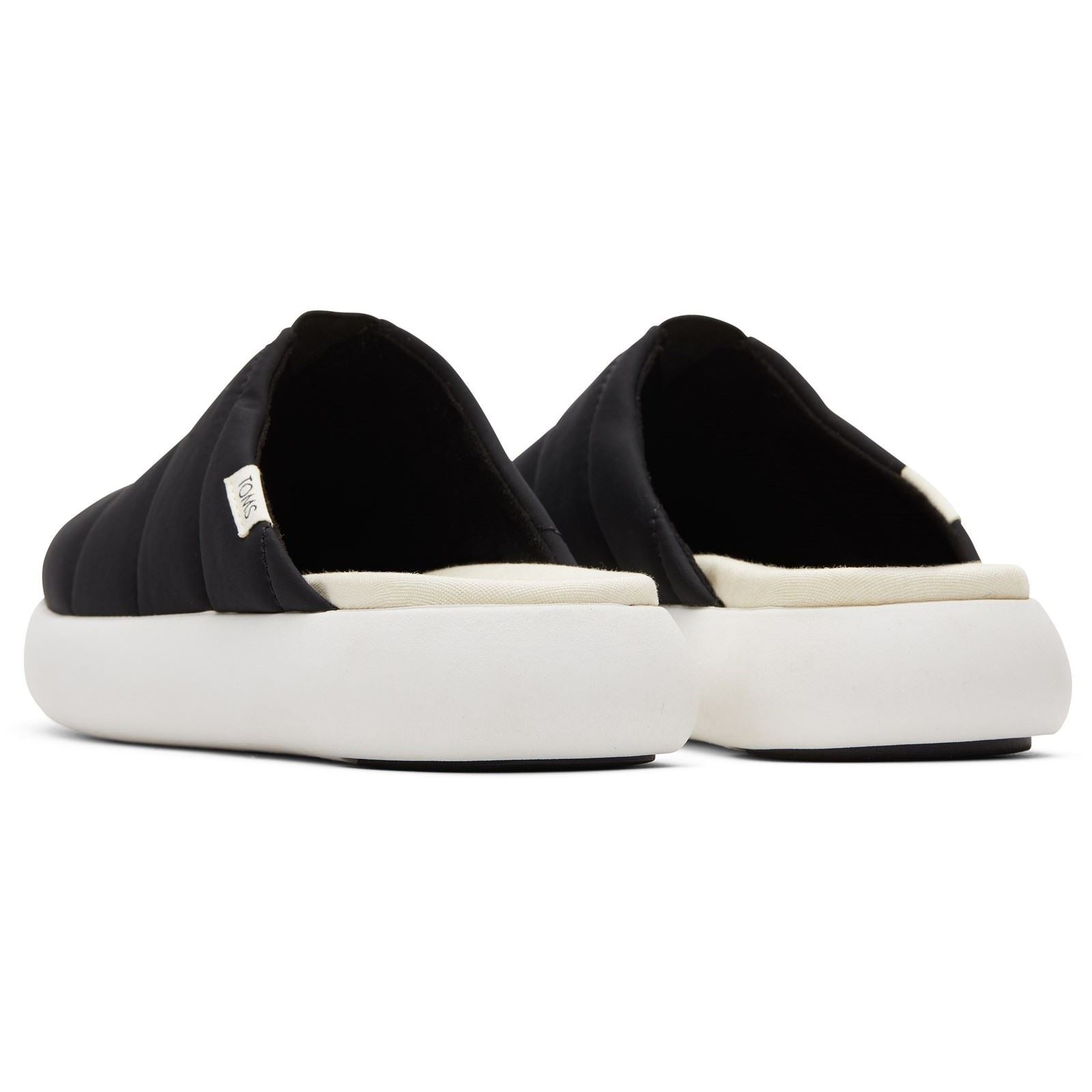 TOMS Alpargata Mallow Nylon Damen Schwarze Pantoletten
