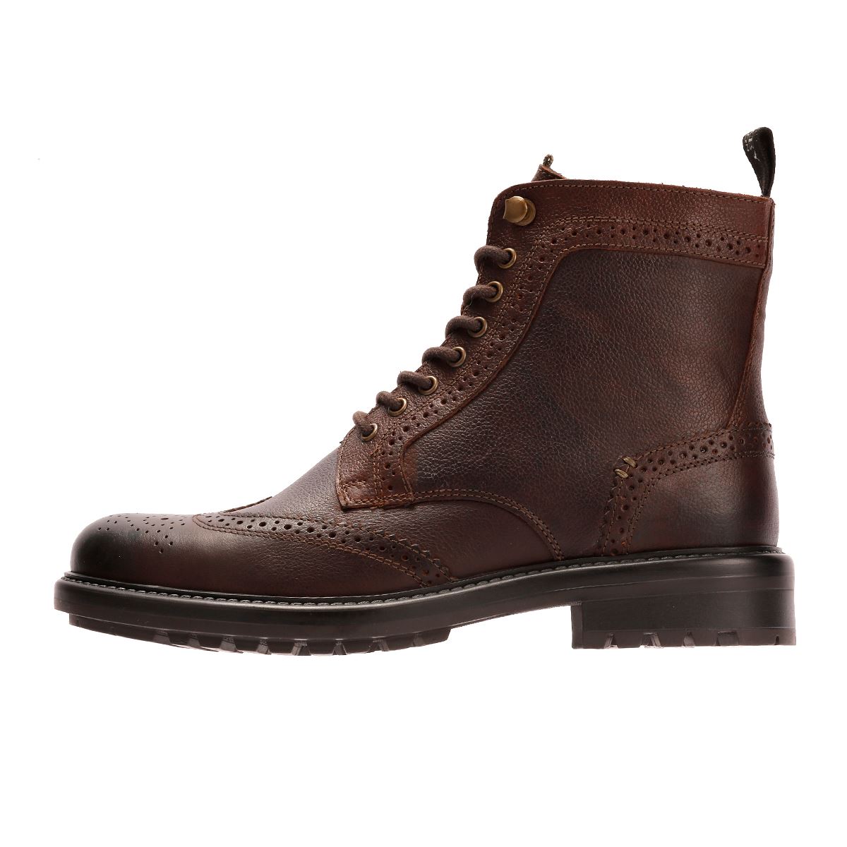 Osprey London The Professor Leder Herren Braune Stiefel