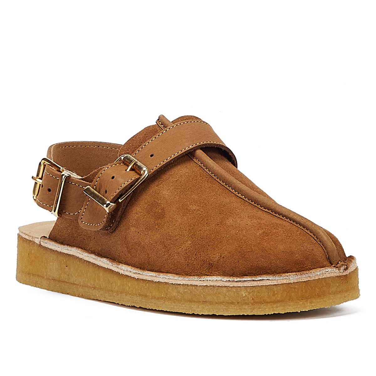 Clarks Trek Mule Sling Gefütterte Damenschuhe In Karamell