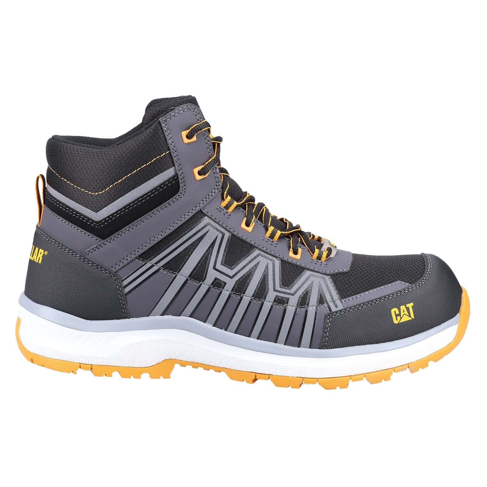 Caterpillar Lade Pu/Mesh/Tpu Schwarz/Orange Wanderschuhe
