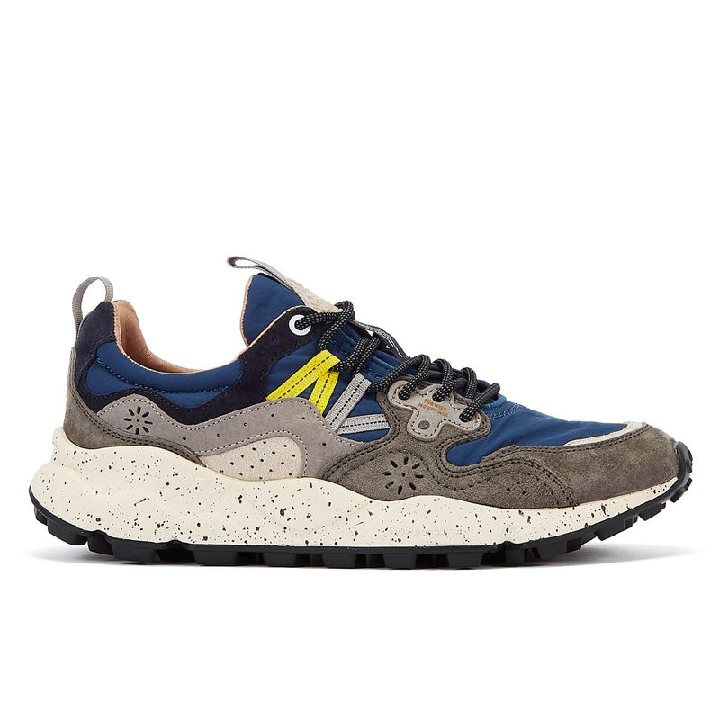 Flower Mountain Yamano Wildleder Herren-Sneaker In Grau
