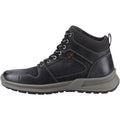 Hush Puppies Arnie Leder Herren Schwarze Stiefel