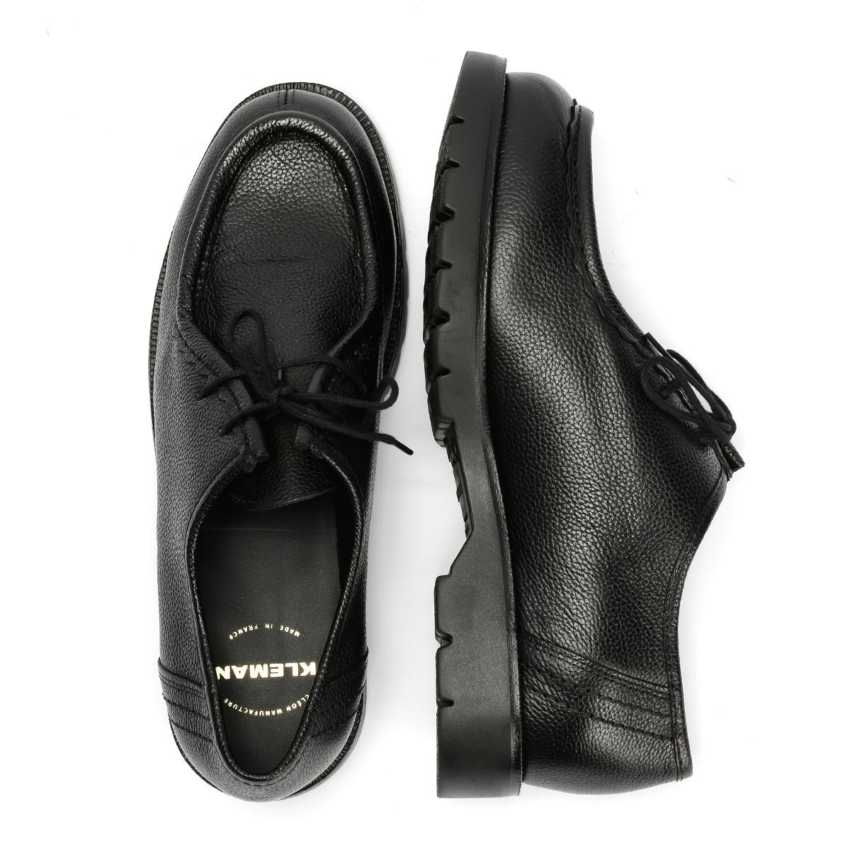 Kleman Padror G VGT Leder Herren Schwarz Schnürschuhe