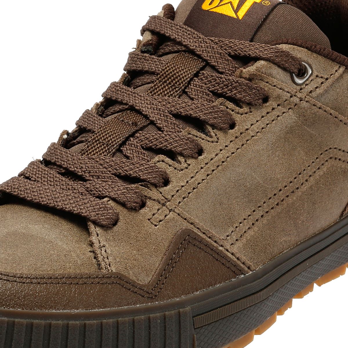 Caterpillar Axiom Waxy Herren Leder Braune Schnürschuhe