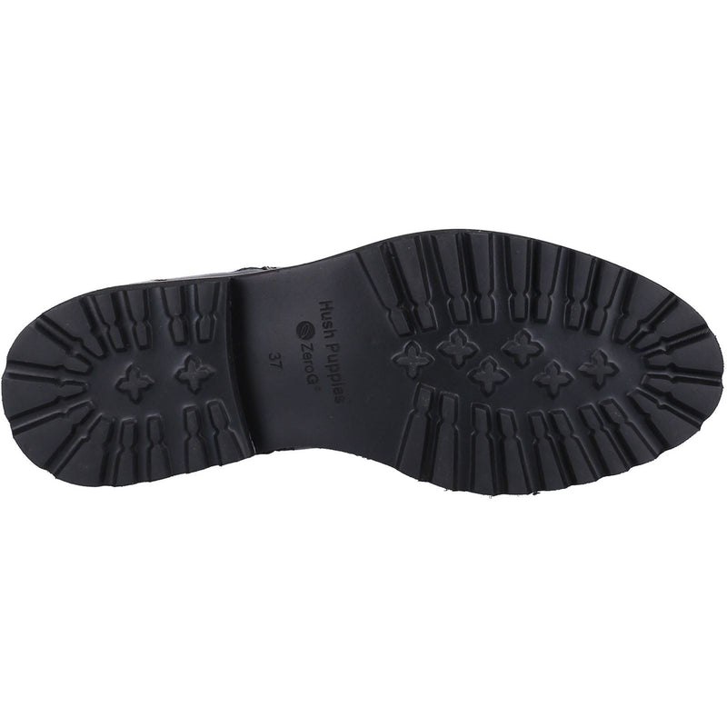 Hush Puppies Grace Zip Damenstiefel Aus Schwarzem Wildleder