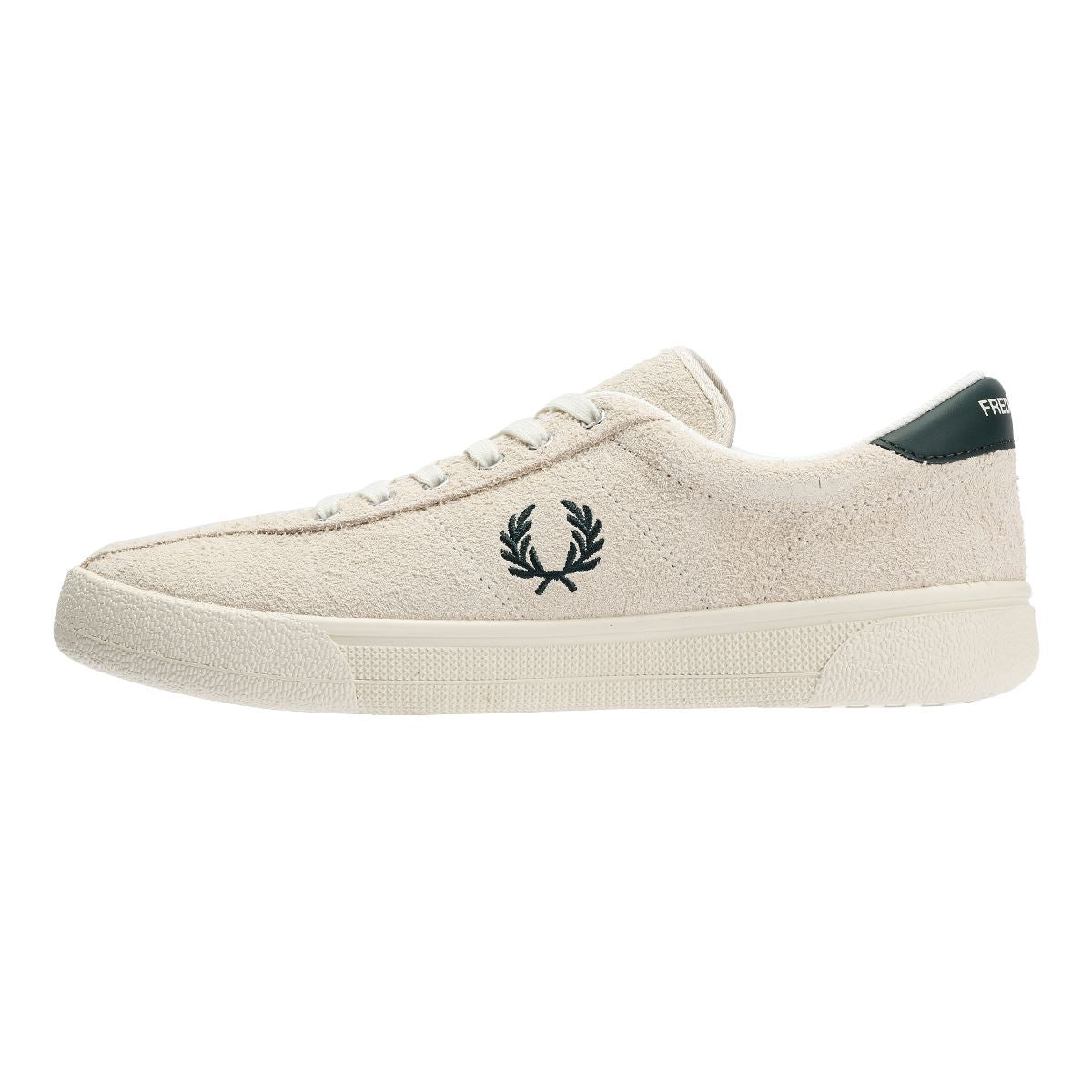 Fred Perry Tennis Shoe Wildleder Herren Weiße Sneaker