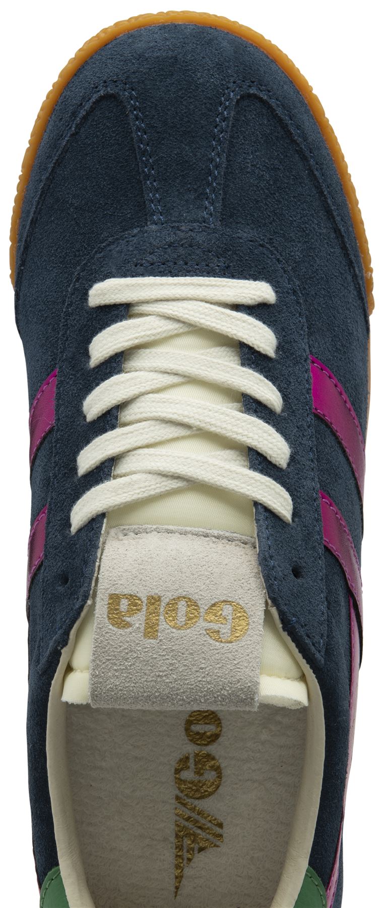 Gola Elan Glitz Wildleder Damen Blaue Sneaker