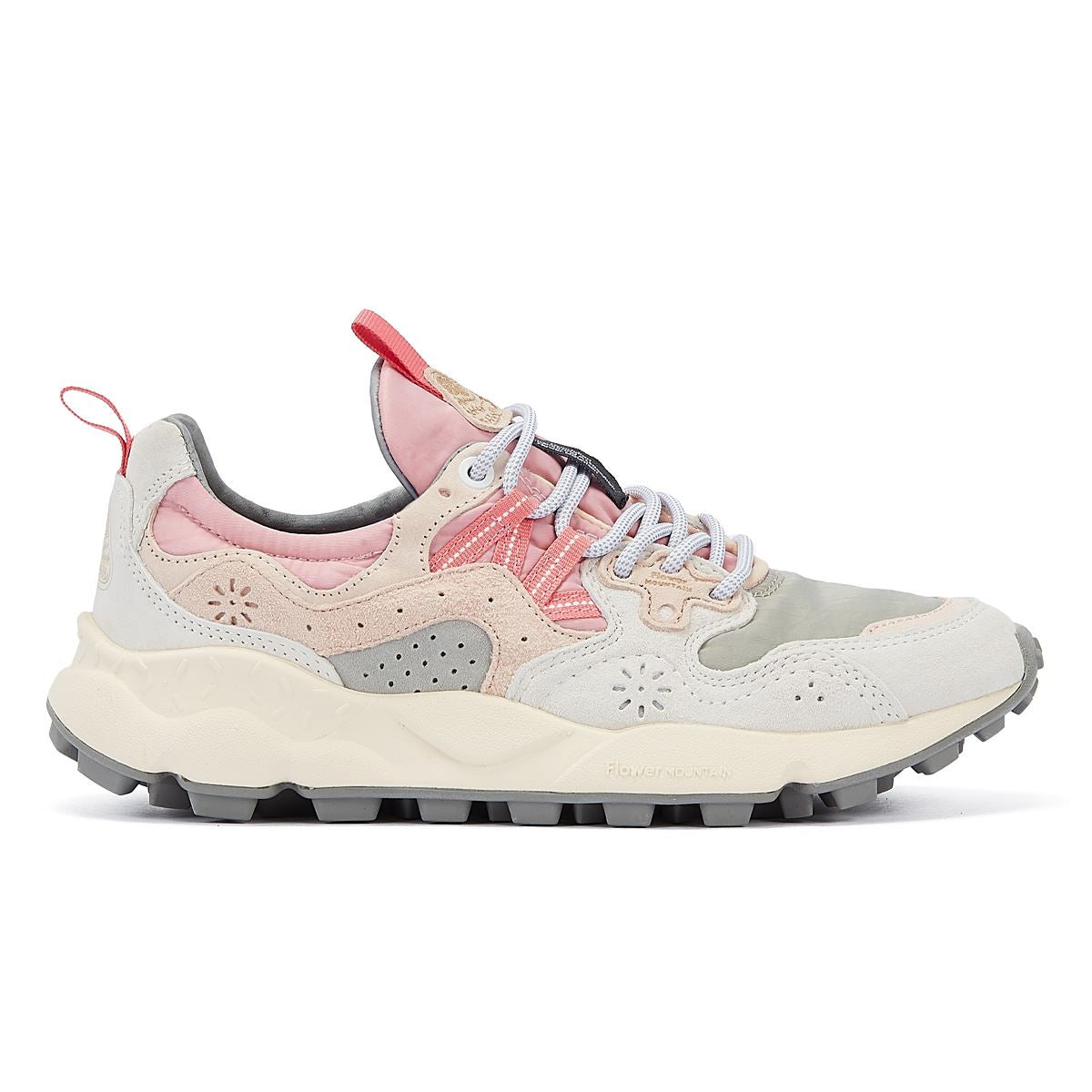 Flower Mountain Yamano 3 Rosa/Graue Wildleder Turnschuhe