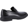 Hush Puppies Knox Herrenschwarze Lederslipper