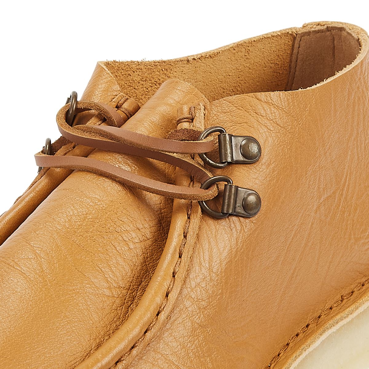 Clarks Wüsten-Nomadenleder Curry Herrenstiefel In Hellbeige