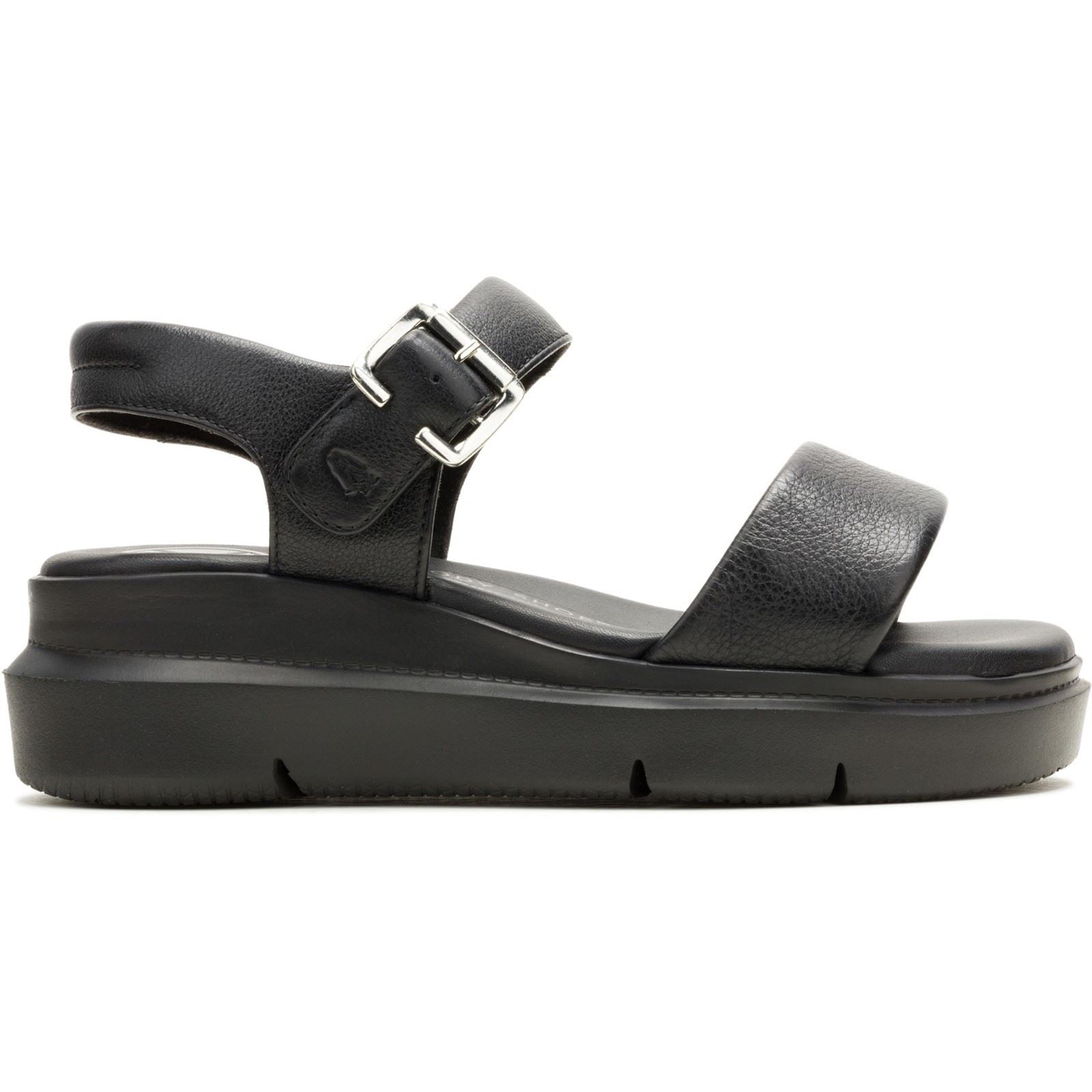Hush Puppies Uplift Damen Sandalen Aus Schwarzem Leder