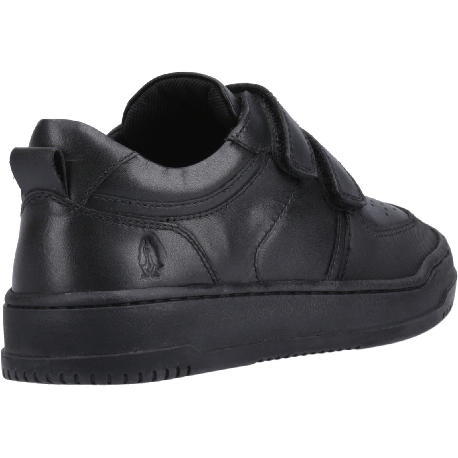 Hush Puppies Daxton Leder Jungen Schwarze Farbe Turnschuhe