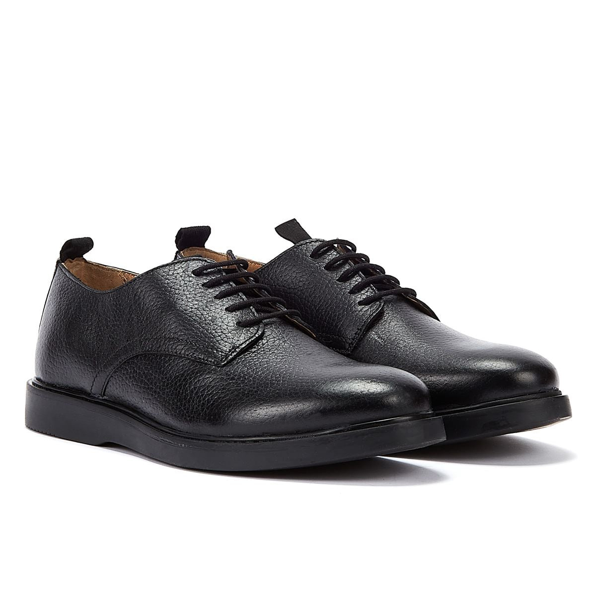 Hudson Barnstaple Lace Up Lederschuh Herren Schwarz Casual