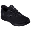 Skechers Slip-ins: Summits - High Range Synthetik Herren Sneaker In Schwarz
