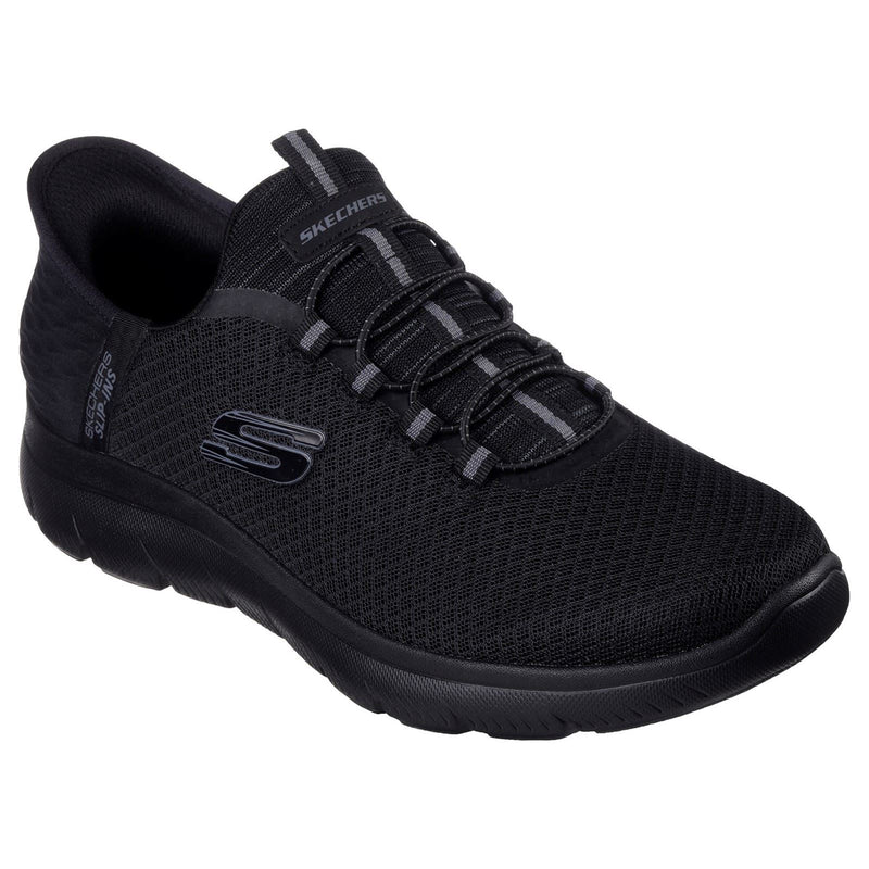 Skechers Slip-ins: Summits - High Range Synthetik Herren Sneaker In Schwarz