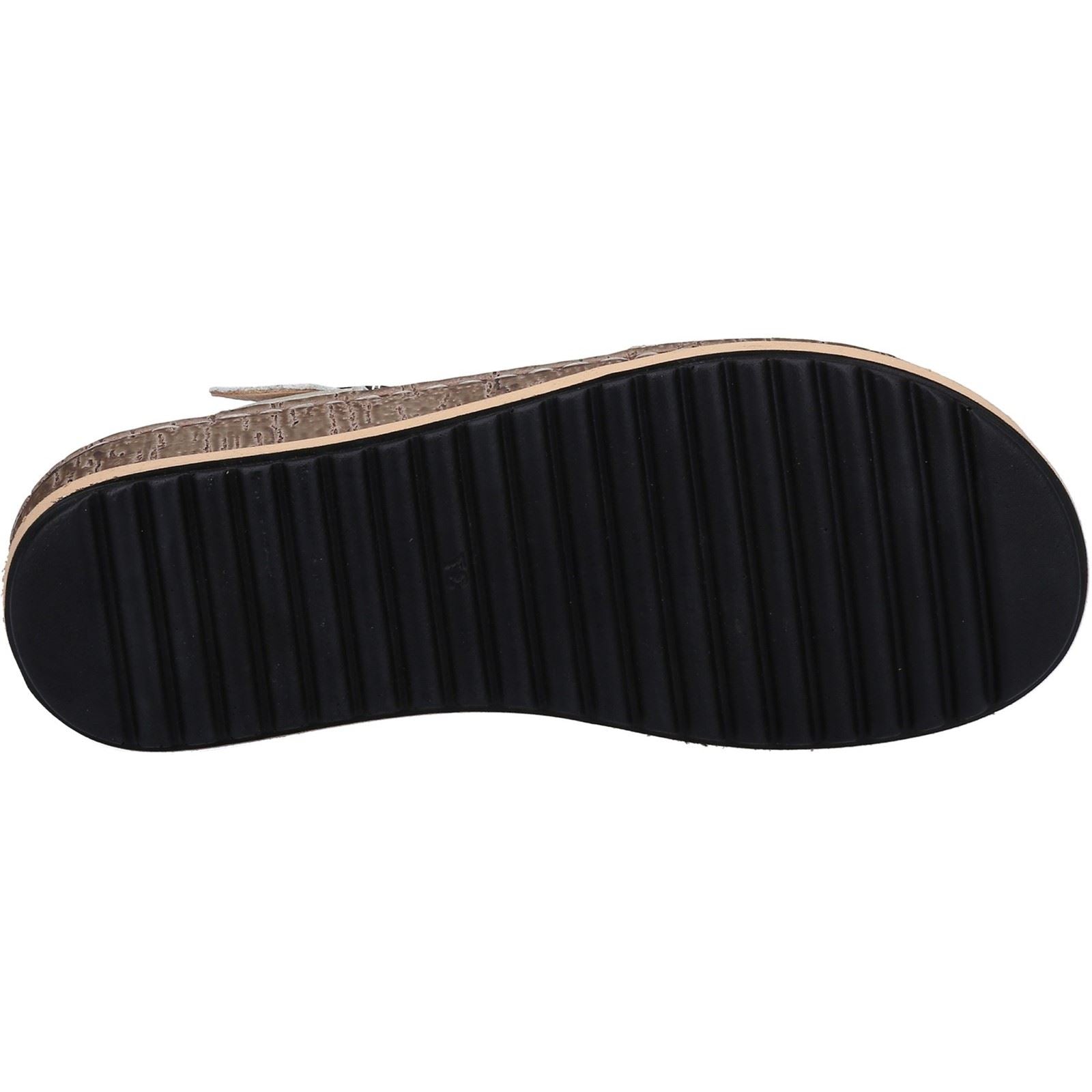 Hush Puppies Ellie Damen Sandalen Aus Leder In Gold