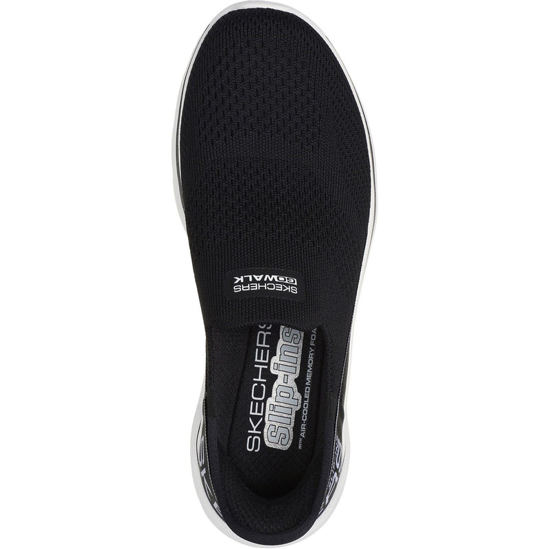 Skechers GO WALK 7 - Mia Textile Damen-Sneaker In Schwarz/Weiß